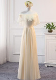 A-line Chiffon Bridesmaid Dress , Long Party Gowns Bridesmaid Dresses