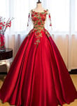 dark red sweet 16 dresses
