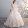 Charming Sweetheart Ball Gown Prom Dress with Flowers, Off Shoulder Sweet 16 Dresses