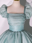 Cute Light Green Tulle Ball Gown Sweet 16 Dress, Green Formal Dress