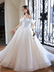 White Off Shoulder Sweetheart Long Formal Dress, White Evening Dress Prom Dress
