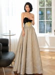 A-line Sweetheqart Floral Satin Long Party Dress, A-line Beautiful Long Prom Dress