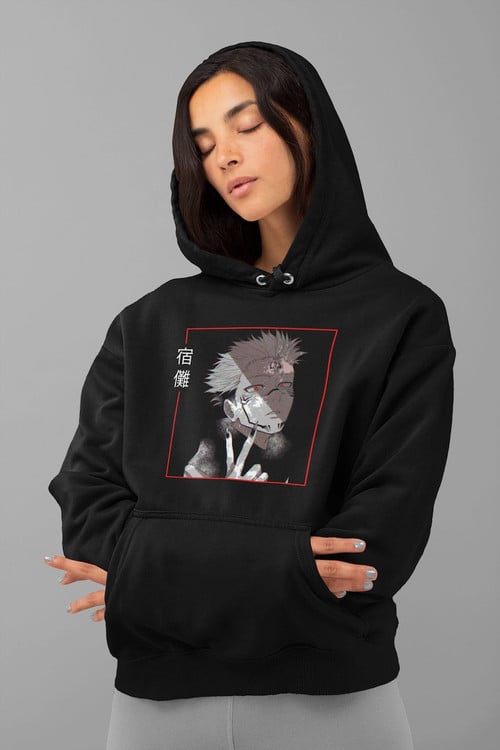Unisex, Sukuna Jujutsu Kaisen Hoodie- Jujutsu kaisen, jujutsu kaisen sukuna, anime hoodie, anime clothing, sukuna hoodie, jujutsu sukuna
