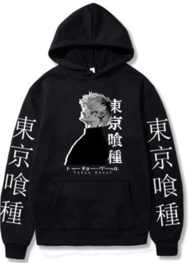 Anime Hoodie INSPIRED Tokyo ghoul Pullover Hoodie, UNISEX, Great quality,Amazing soft and comfortable!  comes in various styles and sizes!
