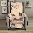 Camel Tribal Pattern Chair Cover Protector