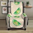 Lime Pattern Chair Cover Protector