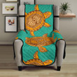 Sea Turtle Tribal Aboriginal Pattern Chair Cover Protector