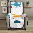 Colorful Helicopter Pattern Chair Cover Protector