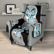 Owl Tribal Pattern Chair Cover Protector