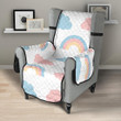 Cute Rainbow Clound Pattern Chair Cover Protector