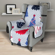 Christmas Tree Star Pattern Chair Cover Protector