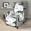 Crocodile Pattern Background Chair Cover Protector