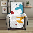 Airplane Star Cloud Colorful Chair Cover Protector