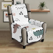 Cute Crocodile Pattern Chair Cover Protector
