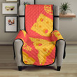 Sliced Cheese Pattern Chair Cover Protector