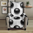 Bowling Ball Pattern Chair Cover Protector