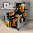 Beer Pattern Background Chair Cover Protector
