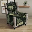 Dinosaur Camo Pattern Chair Cover Protector
