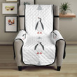 Penguin Pattern Chair Cover Protector
