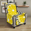 Slice Of Lemon Design Pattern Chair Cover Protector