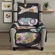 Whale Flower Tribal Pattern Chair Cover Protector