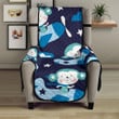 Monkey In Airplane Pattern Chair Cover Protector