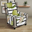 Guava Pattern Stripe Background Chair Cover Protector