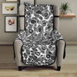 Gray Leopard Texture Pattern Chair Cover Protector