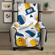 Bowling Ball And Shoes Pattern Chair Cover Protector