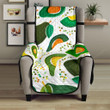 Avocado Design Pattern Chair Cover Protector