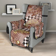 Chameleon Lizard Pattern Chair Cover Protector