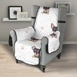 Cute Chihuahua Paw Pattern Chair Cover Protector
