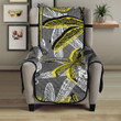 Hand Drawn Dragonfly Pattern Chair Cover Protector