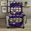 Beautiful Japanese Fan Pattern Chair Cover Protector