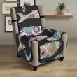 Whale Flower Tribal Pattern Chair Cover Protector