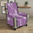 Lavender Flowers Purple Pattern Chair Cover Protector