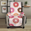Colorful Donut Pattern Chair Cover Protector