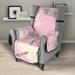 Japanese Crane Rose Pattern Chair Cover Protector