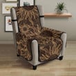 Sun Pattern Theme Chair Cover Protector