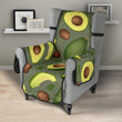 Avocado Pattern Background Chair Cover Protector