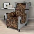 Sun Pattern Theme Chair Cover Protector