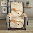Kangaroo Aboriginal Pattern Background Chair Cover Protector