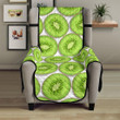 Sliced Kiwi Pattern Background Chair Cover Protector