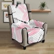 Pink Dragonfly Pattern Chair Cover Protector