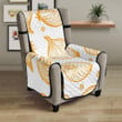 Hand Drawn Onion Pattern Chair Cover Protector