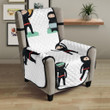 Cute Ninja Katana Sword Pattern Chair Cover Protector