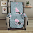Poodle Dog Pattern Chair Cover Protector
