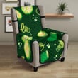 Cucumber Pattern Background Chair Cover Protector