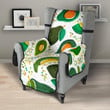 Avocado Design Pattern Chair Cover Protector