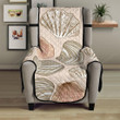 Shell Pattern Background Chair Cover Protector